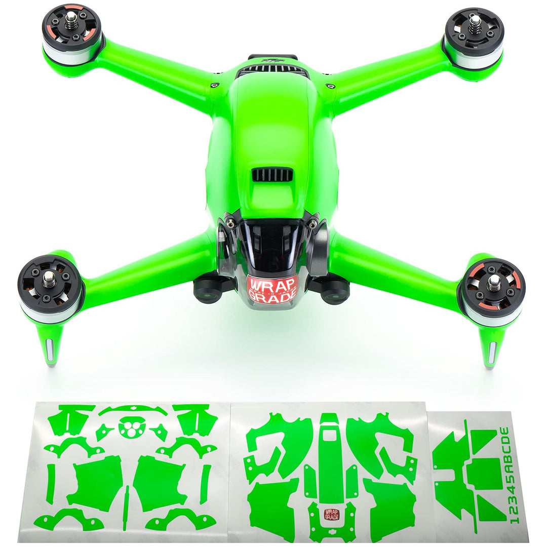 WRAPGRADE Skin Kompatibel mit DJI FPV (NEON Green)