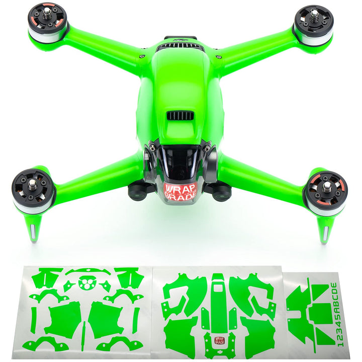 WRAPGRADE Skin Kompatibel mit DJI FPV (NEON Green)