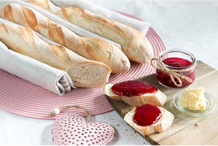 Staedter - Baguette Backblech - 37 x 24 cm - für 3 Baguettes H 2,5 cm - hochwertige Antihaftbeschich