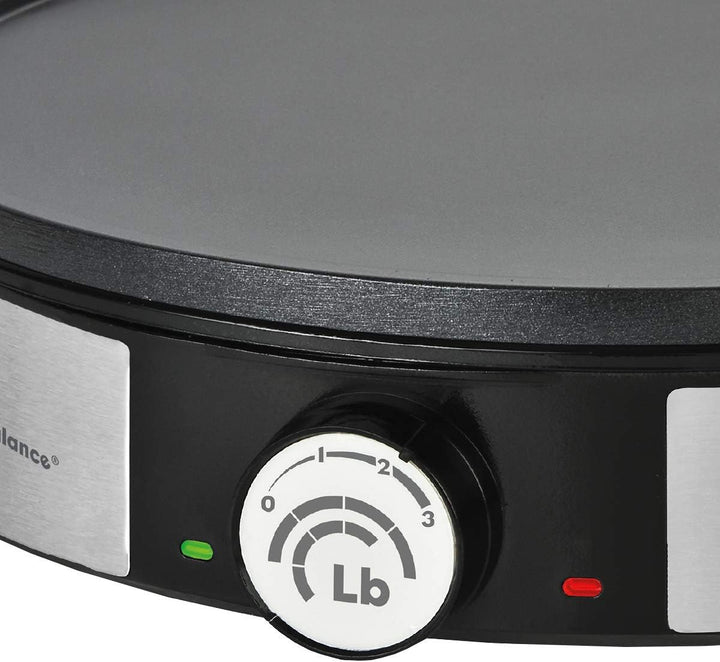 Little Balance 8383 Maxi-Crêpes Trio i-200 – elektrische Crêpes-Pfanne 3-in-1: Crêpes, Plancha, rege