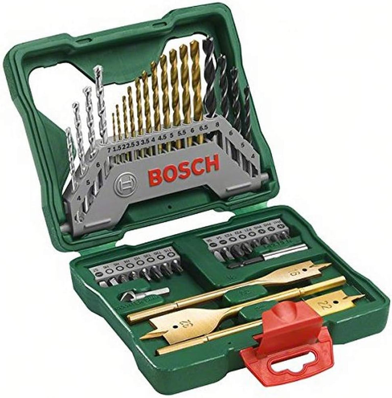 Bosch Accessories Bosch 40tlg. X-Line Titanium Bohrer und Schrauber Set (Holz, Stein und Metall, Zub