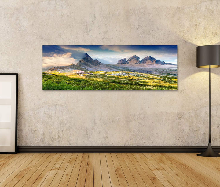 islandburner Bild auf Leinwand Rifugio Lacatelli Nationalpark DREI Zinnen Dolomiten Südtirol Ort Aur