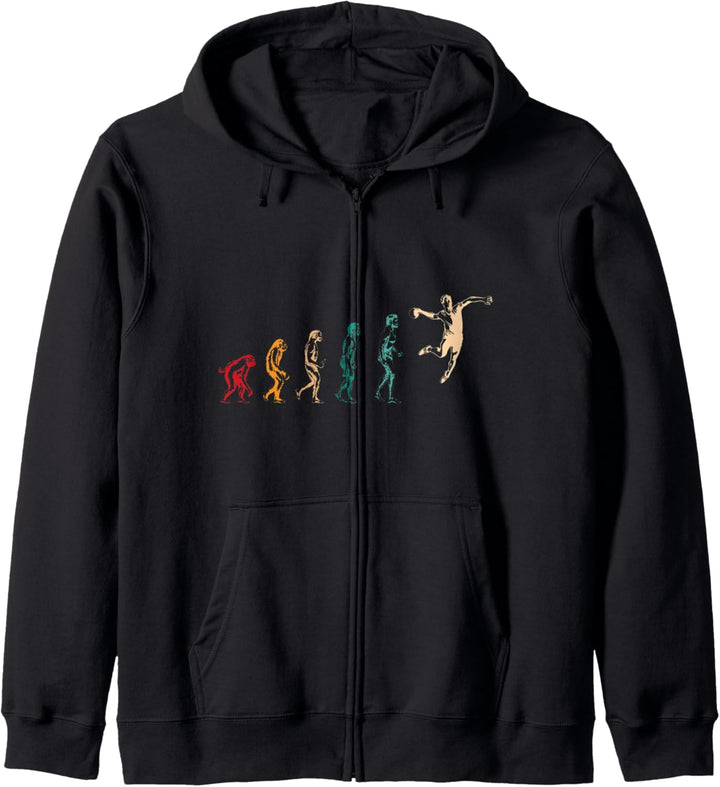Handball Evolution Handball Spieler Atlethe Sports Ball Kapuzenjacke