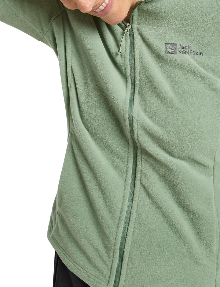 Jack Wolfskin Damen Taunus Fz W Fleece-Jacke XS Eucalyptus, XS Eucalyptus