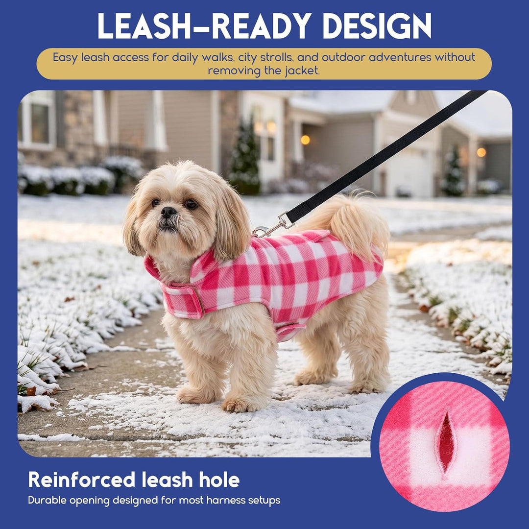 ASENKU Hundemantel für Grosse Hunde 2XL,Warme Hundemantel Winter, Fleece Hundejacke Reversible wasse