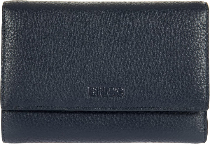 Bric's Marmolada Horizontales Damen-Portemonnaie aus Leder mit RFID-Schutz, Geldscheinfach, 12 Karte