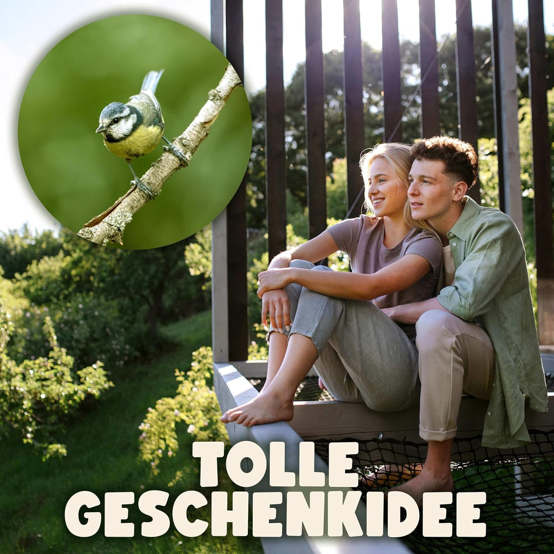 SWISSINNO Vogel-Futtersilo Davos SMART Birds. Füttern Sie Vögel - Nicht Nagetiere! Robust + Zuverläs