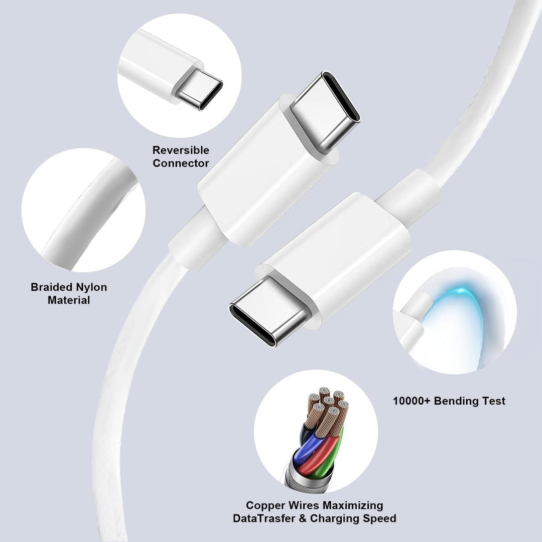 2Pack 45W USB C Ladegerät und LadeKabel für Samsung S26 Ultra/S25 Edge/S24 FE/S25 Plus/S23 /S22 S21