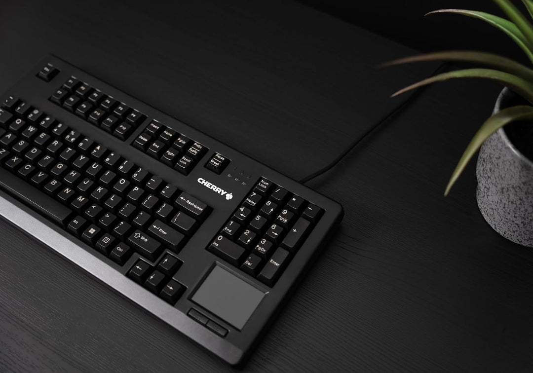 CHERRY Advanced Performance Line TouchBoard G80-11900 Tastatur (USB, Touchpad, English) schwarz