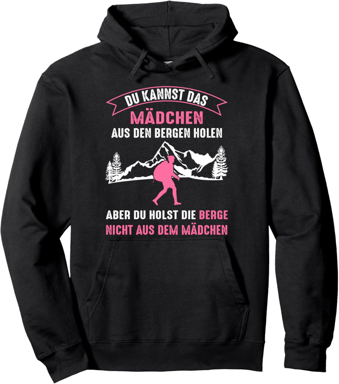 Wandern Bergsteiger Berge Pullover Hoodie