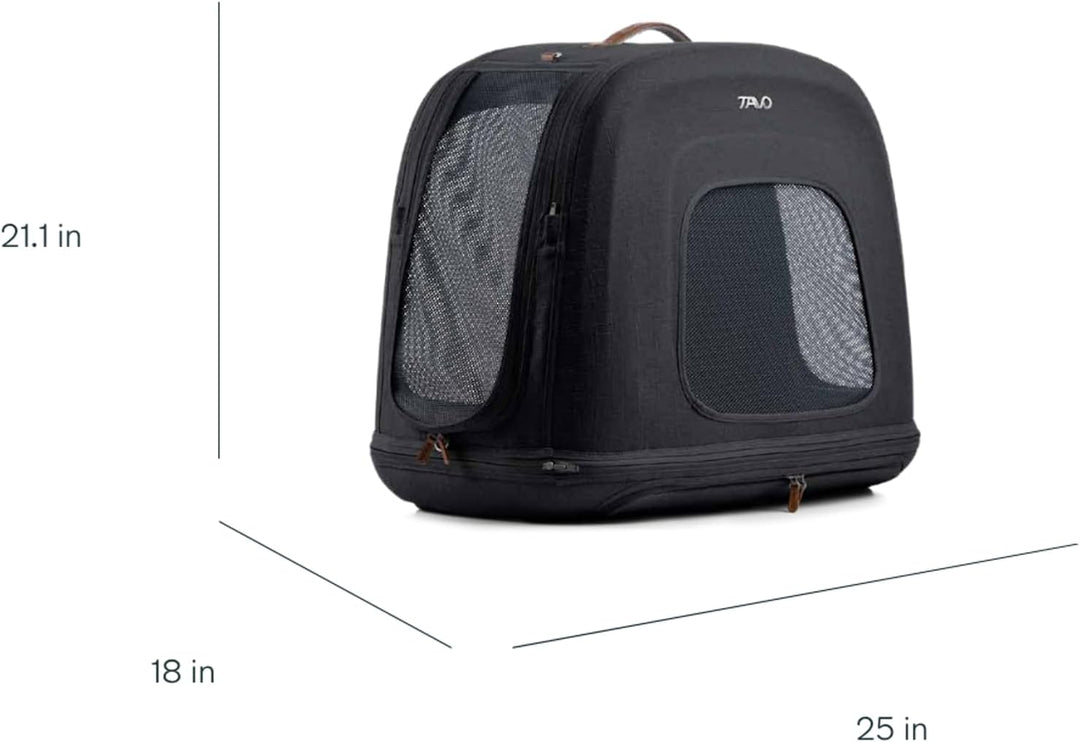 Tavo Crispin Haustier-Transportbox Small – Crash-getestete Auto-Transportbox für Hunde &amp; Katzen, ISO