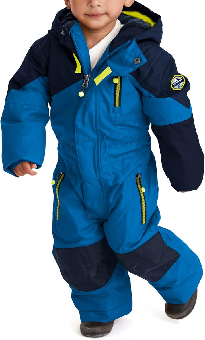 Killtec Unisex Kinder Kesley Mini Skioverall/Schneeanzug mit Kapuze und Schneefang 122-128 royal, 12