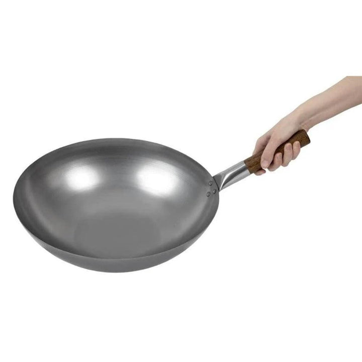 London Wok CT246 mit Rundem Boden, 19.5cm x 38cm