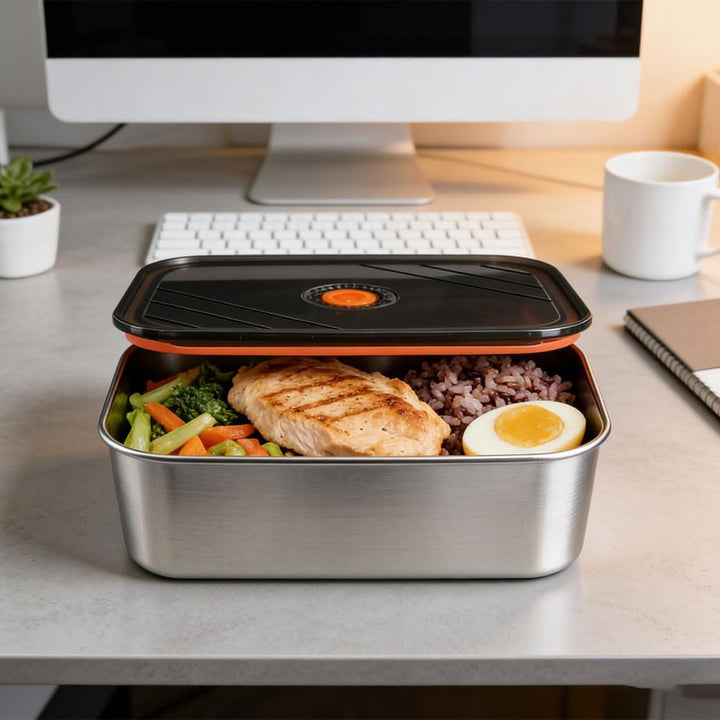 6er SFrischhaltedosen Mit Deckel Meal Prep Boxen für Spülmaschine | Behältern für Lebensmittel 18*12