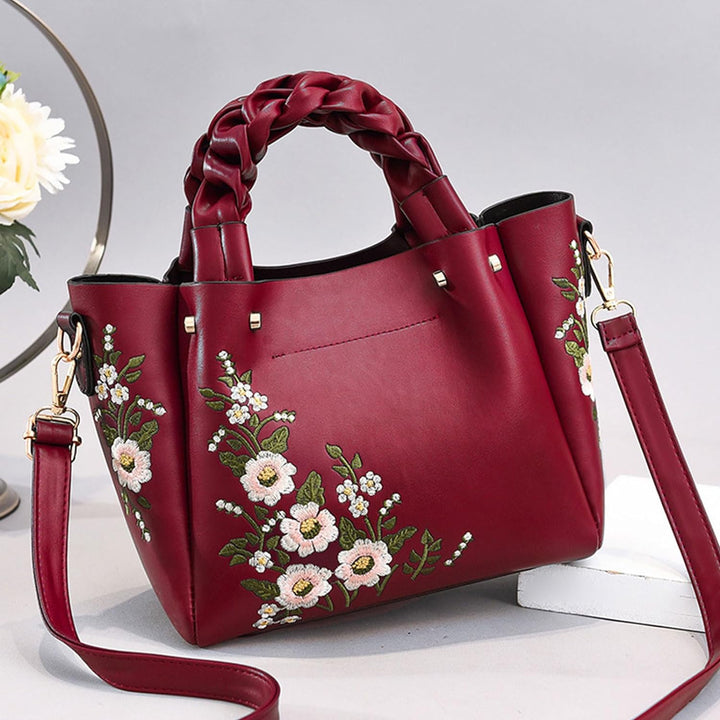 NICOLE & DORIS Elegant Handtasche Damen Shopper Tote PU-Leder Henkeltasche Frauen Schultertasche Bes
