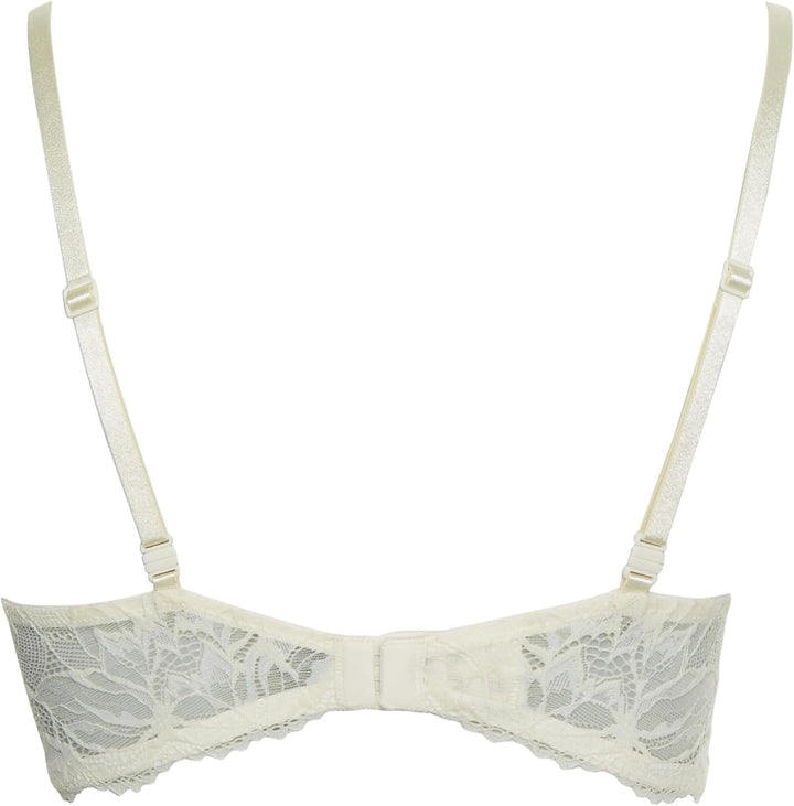 Calvin Klein Damen Push-Up BH Lift Demi mit Bügel 0C34 Weiss (Ivory), 0C34 Weiß (Ivory)