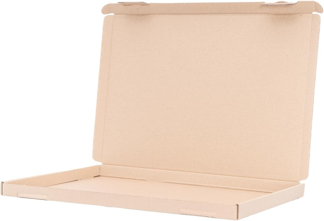 100 Grossbriefkartons 350x250x20mm Braun Versand Post Faltschachtel GB-2 DIN A4 / B4 für Warensendun