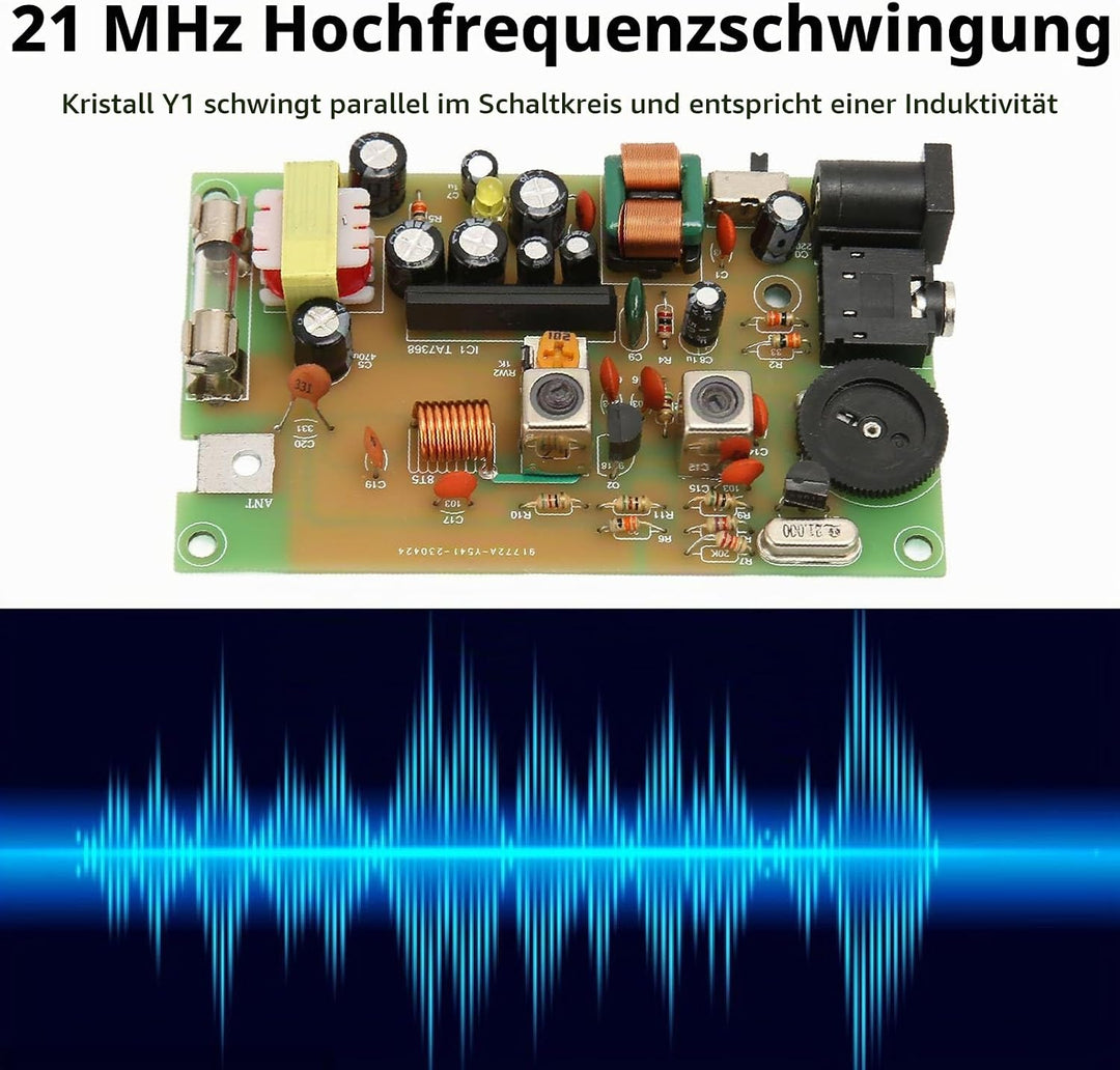 AM-Radiosenderplatine, DIY-Campus-Broadcast-Kit, Kurzwellen-Schallverstärkung mit Geringem Stromverb