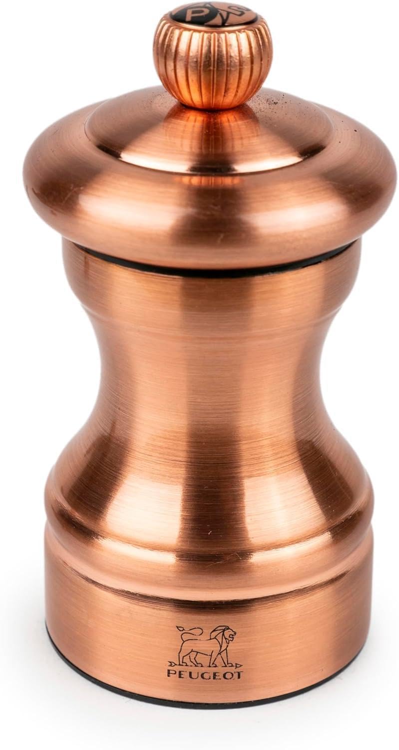 Pfeffer- u. Salzmühle, 10 cm, Edelstahl, verkupfert Pfeffer- und Salzmühle Z, Pfeffer- und Salzm
