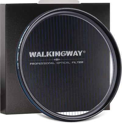 Walking Way 77 MM Blue Streak Anamorphic Effect Filter - Anamorpher Blau Streifenfilter Anamorphotis