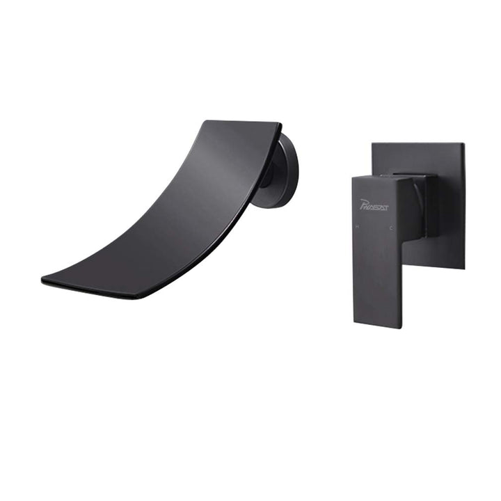 Wasserhahn Wasserfall Wandmontage Waschtisch Armatur Unterputz mit Wasserfall Wandarmatur 2 loch Mis