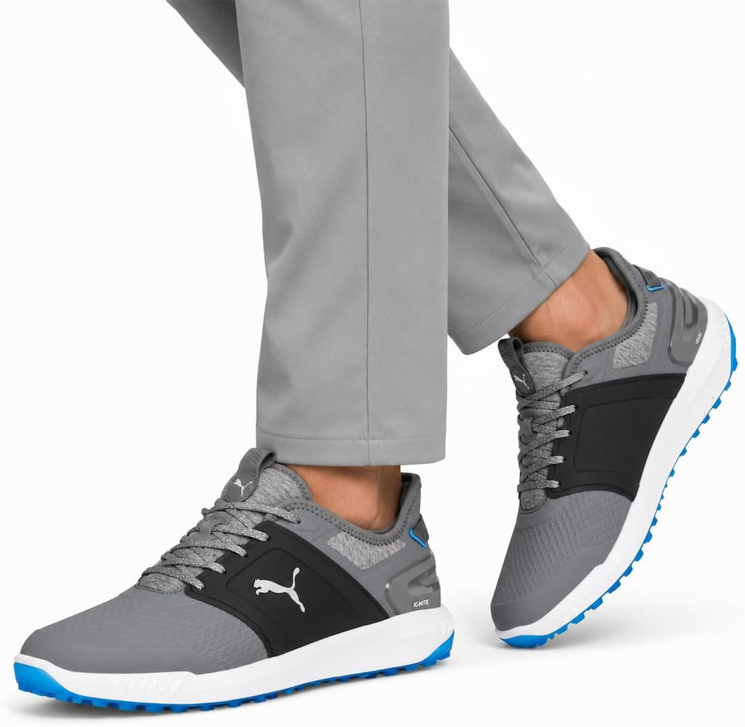 PUMA Herren Ignite Elevate Golfschuh 43 EU Quiet Shade Puma Silver, 43 EU Quiet Shade Puma Silver