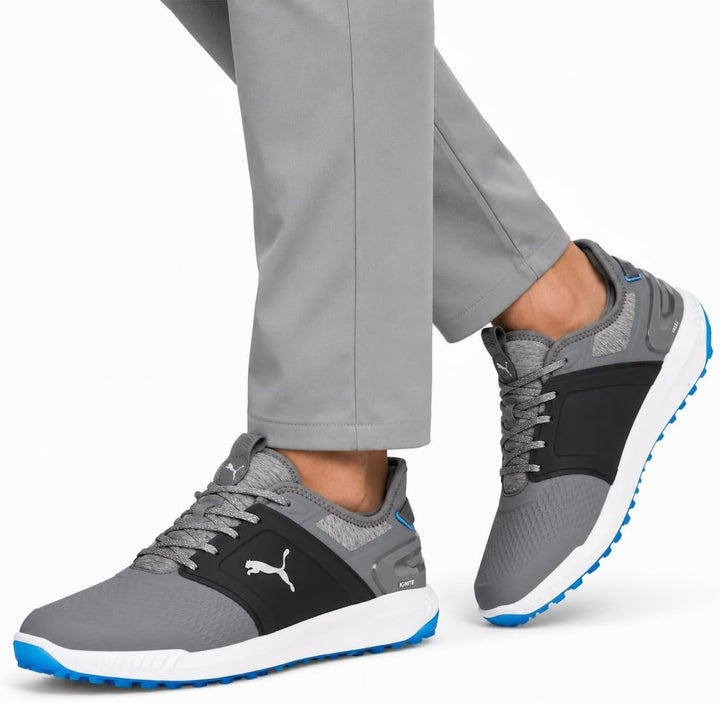 PUMA Herren Ignite Elevate Golfschuh 43 EU Quiet Shade Puma Silver, 43 EU Quiet Shade Puma Silver