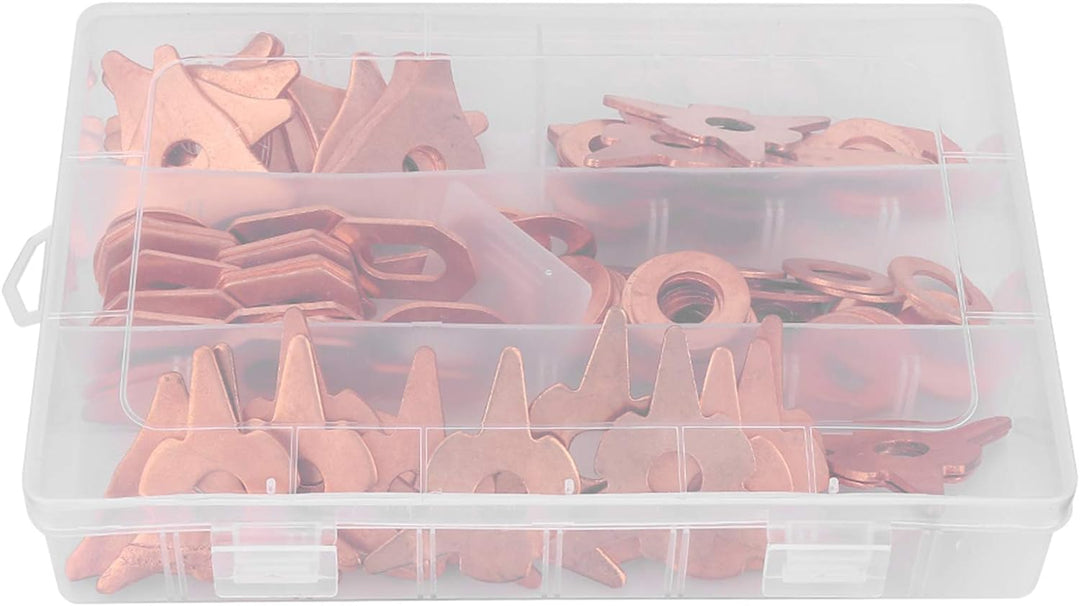 110pcs Triangle Dent Pulling Rings, Triangle Dent Puller Rings Dreieck OT Runde Karosserie Schweisse