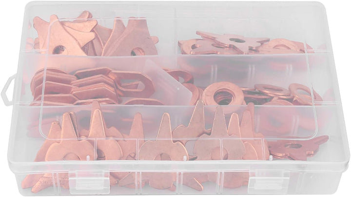 110pcs Triangle Dent Pulling Rings, Triangle Dent Puller Rings Dreieck OT Runde Karosserie Schweisse