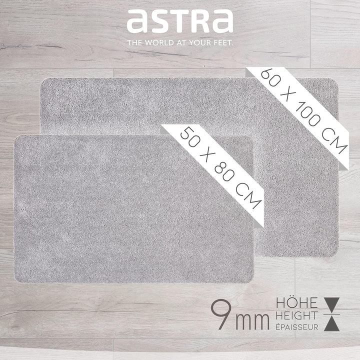 Astra Fussmatte innen rutschfest - Pflegeleichte Schmutzfangmatte waschbar - Türmatte PVC-frei Saube