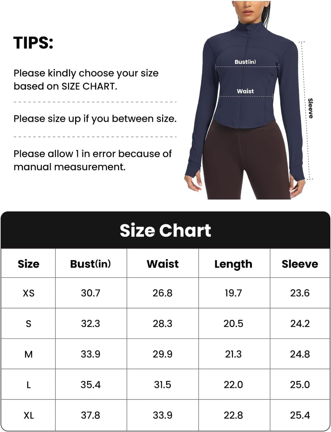 QUEENIEKE Damen Laufjacke Atmungsaktive und Leicht Sportjacke Langarm definieren Jacke mit Daumenloc