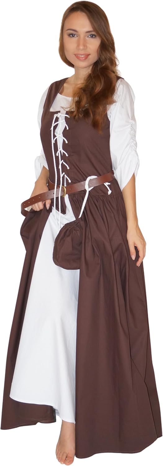 MAYLYNN 14261 - Mittelalter Kostüm Magd Celia - 100% Baumwolle, L