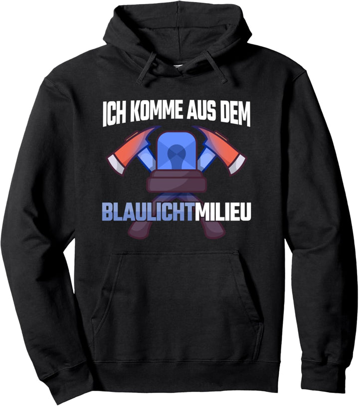 Feuerwehrmann I Blaulicht I Feuerwehr Pullover Hoodie