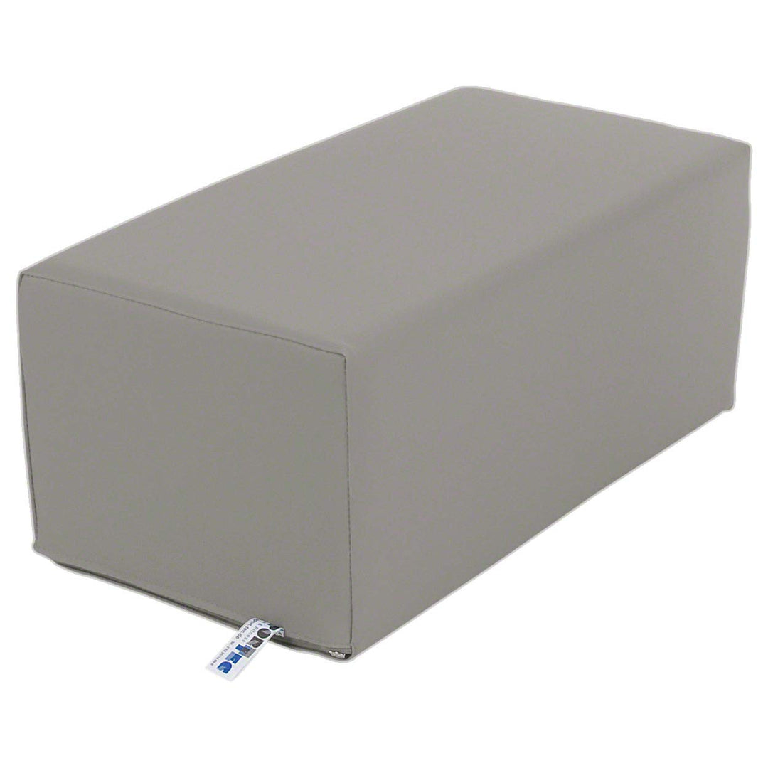 Sport-Tec Stufen-Lagerungskissen Stufenlagerungswürfel Lagerungswürfel 50x25x20 cm Grau, Grau