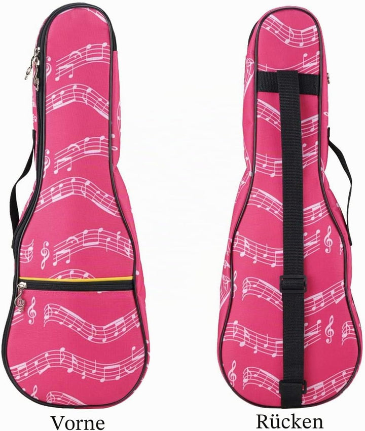 21in Ukulele-Tasche, wasserdicht, Oxford-Noten-Tasche, Schulter-Rucksack, verstellbare Riemen mit Uk