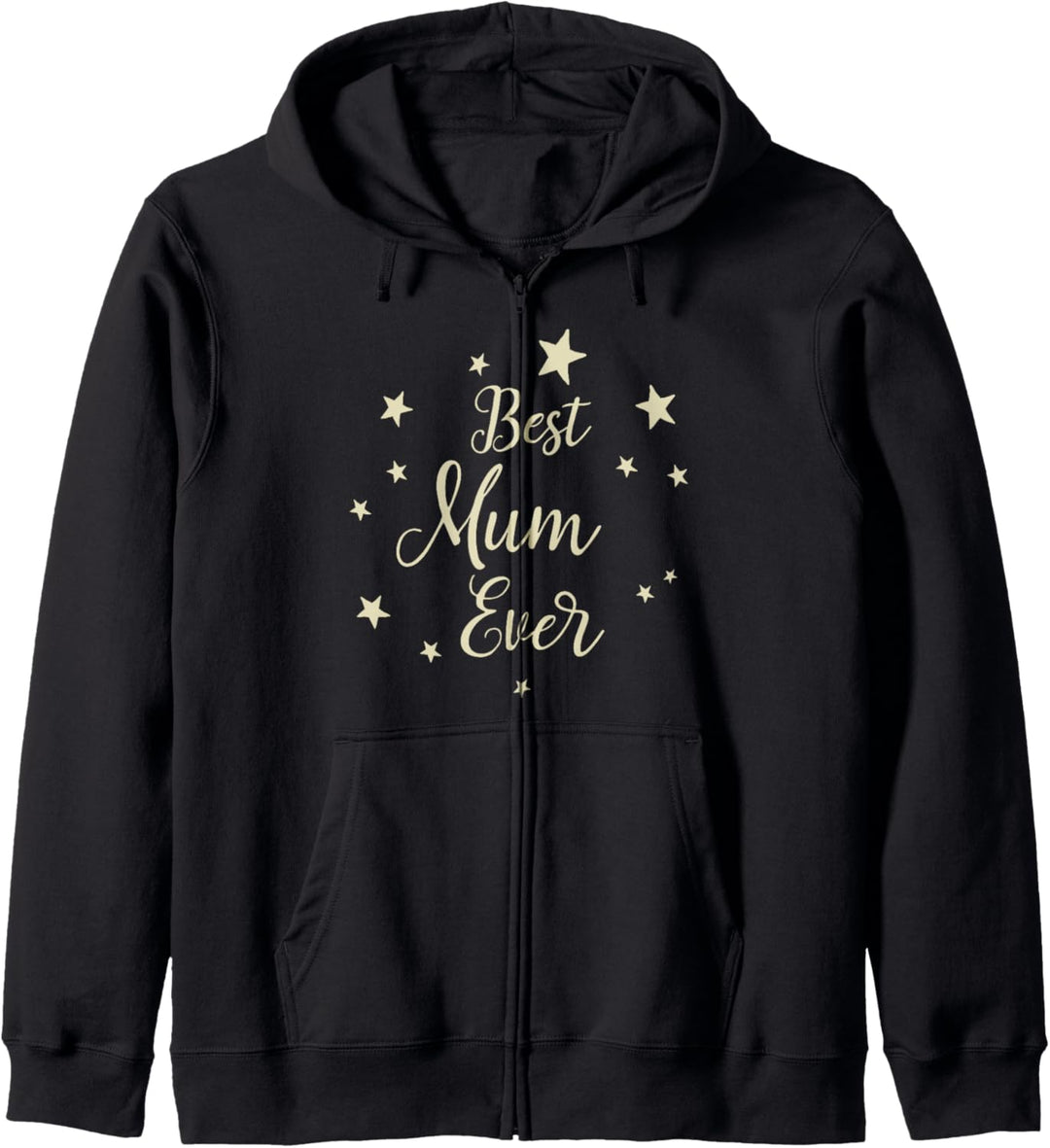 "Best Mum Ever" Retro-Sterne für die beste Mama der Welt. Kapuzenjacke