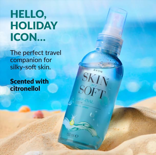 Skin so Soft Original Dry Oil Spray mit Jojoba, 150 ml, 3 Stück 150 ml (3er Pack), 150 ml (3er Pack)