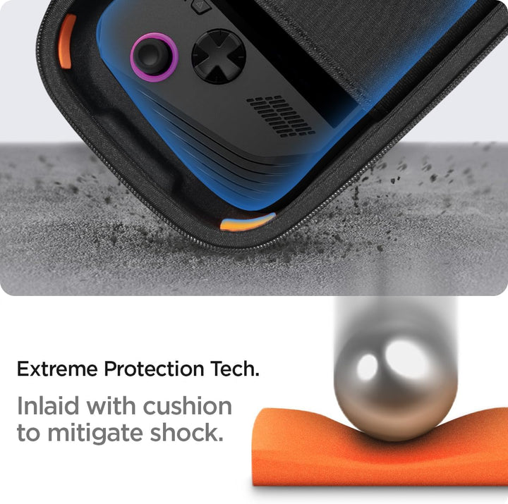 Spigen Rugged Armor Pro Hülle Tasche Kompatibel mit ASUS Rog Ally RC71L (2023), Rog Ally X (2024), M