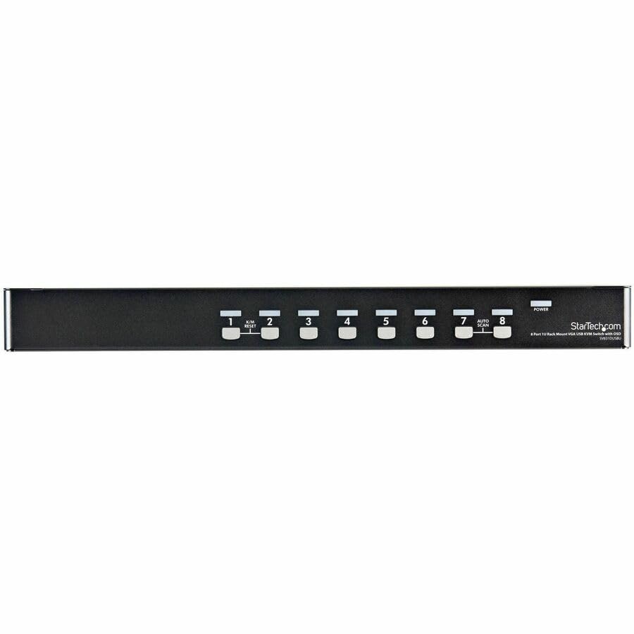 StarTech.com 8-Port USB KVM Switch-Set mit OSD und Kabeln Rackmontierbar 8 Port VGA USB – Kabel im L