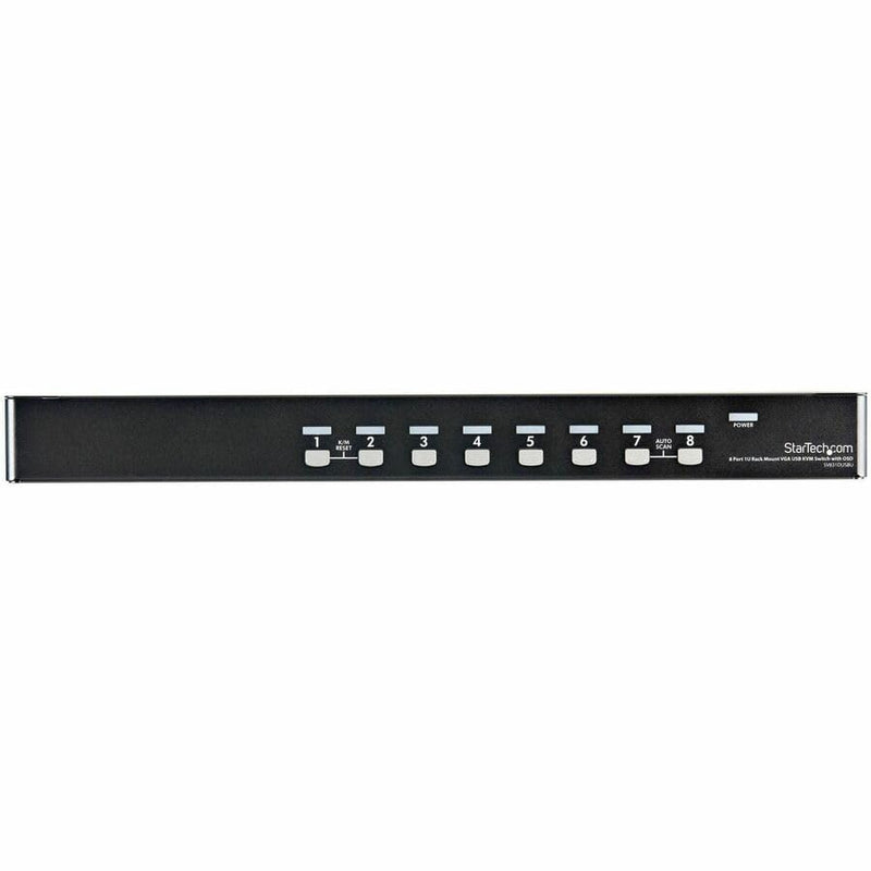StarTech.com 8-Port USB KVM Switch-Set mit OSD und Kabeln Rackmontierbar 8 Port VGA USB – Kabel im L