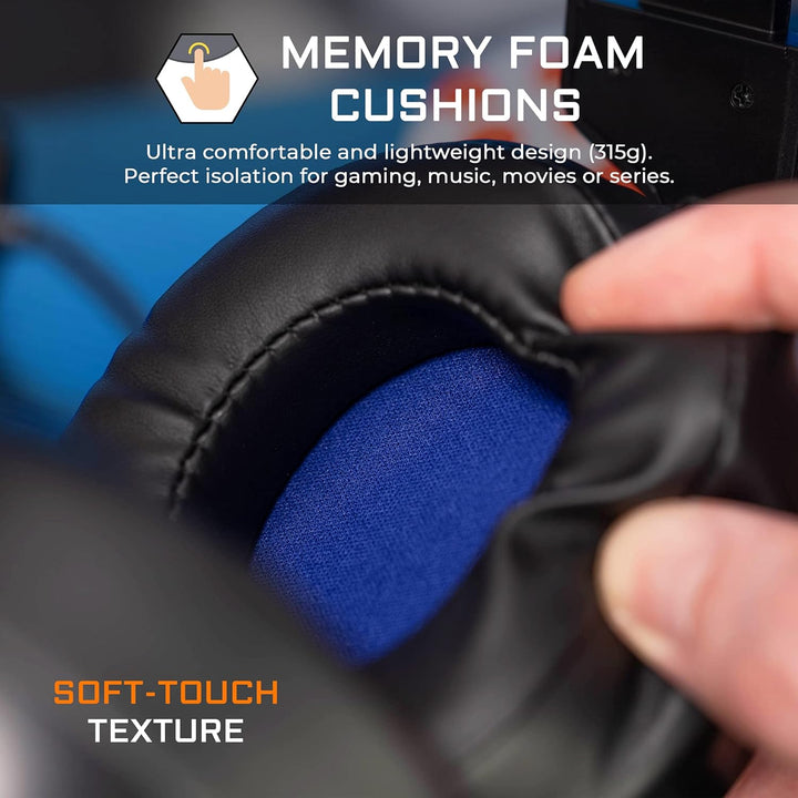 The G-LAB Korp Thallium Gaming-Kopfhörer, USB, 7.1, Digital Surround - Headset für Gamer, Audio - Mi