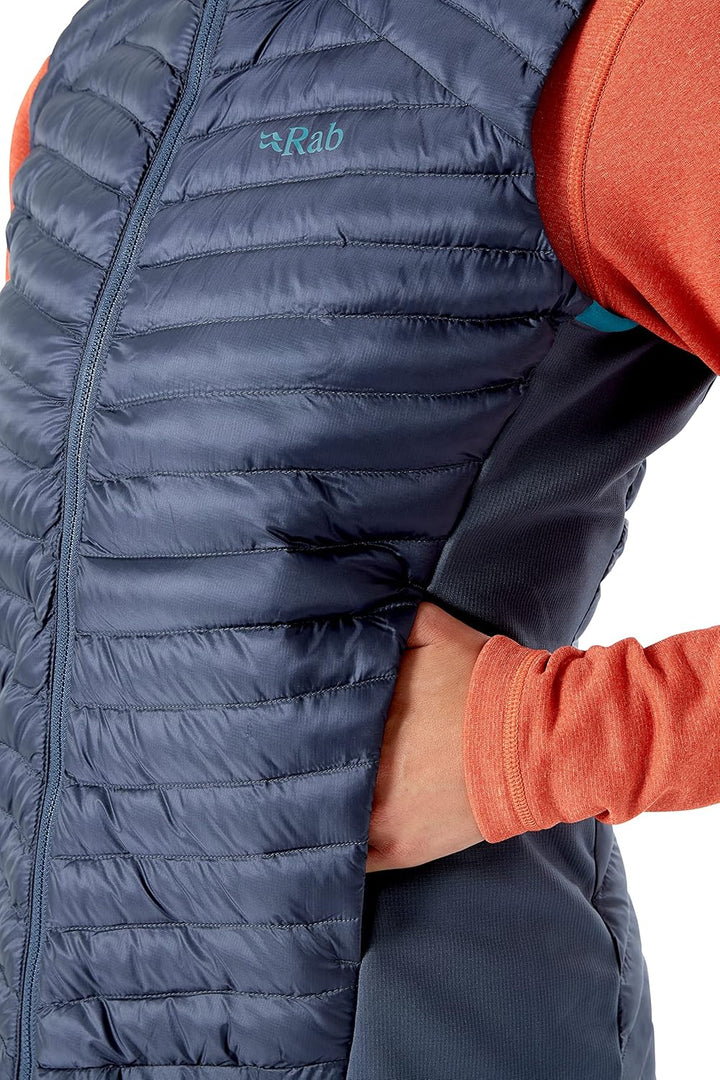 RAB Cirrus Flex 2.0 Vest Women 8 UK Damen Steel