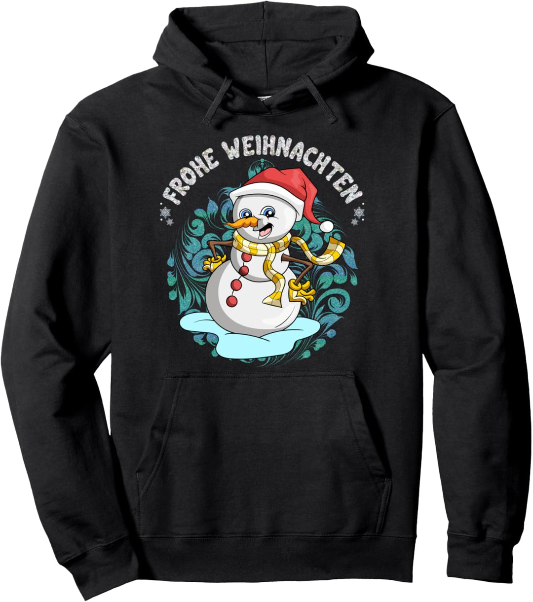 Mädchen Jungen Pajama Frohe Weihnachten Schneemann Pullover Hoodie