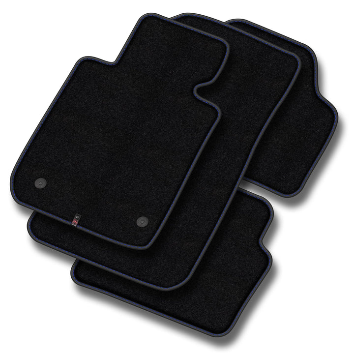 MOTOS Premium Velours-Fussmatten passend für Alfa Romeo 145 1994-2000 - Premium, Matt, Blau fussmatt