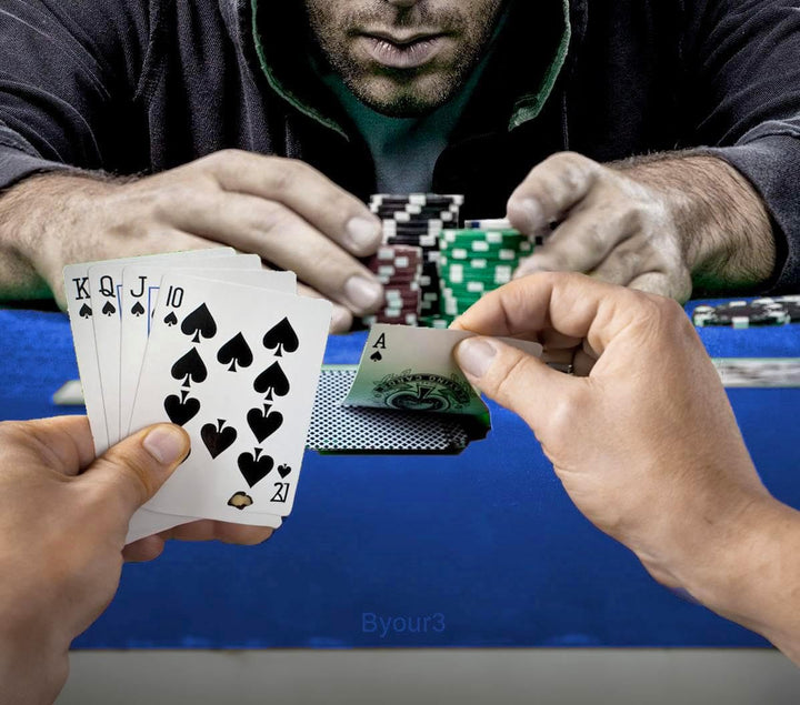 Byour3 - Blaues Tischspieltuch - Quadratische oder rechteckige Pokerkarten Buraco-Turnier Weihnachts
