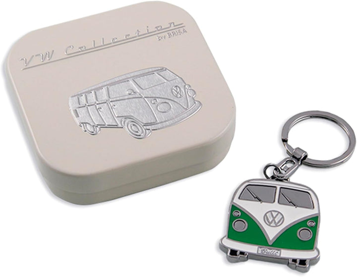 BRISA VW Collection - Volkswagen Emaillierter Metall Schlüssel-Anhänger-Ring Schlüsselbund-Accessoir