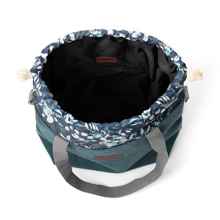 BAMBINIWELT Wickeltasche Schultertasche Shopper Babytasche Windeltasche aus LEDER für Kinderwagen Bu
