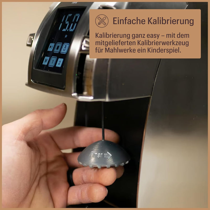 Baratza - Forte AP 230V Kaffeemühle - Elektrische Kaffeemühle mit Mahlwerk, Edelstahl ZCG1085SIL4FEU