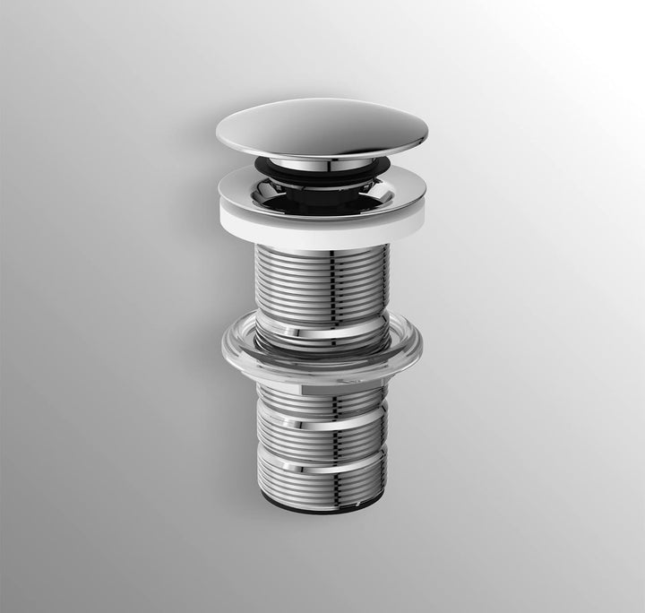 Ideal Standard E1483AA Schaftventil Ohne Schlitze mit Klick-Ablauf, Ohne Schlitze mit Klick-Ablauf