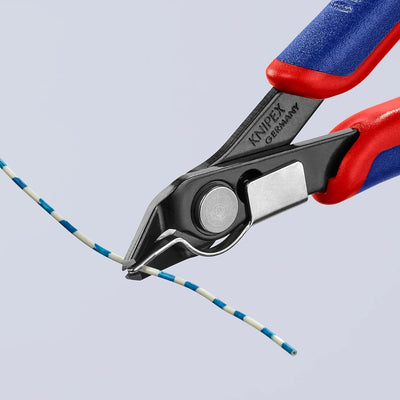 Knipex Electronic Super Knips® brüniert, mit Mehrkomponenten-Hüllen 125 mm 78 91 125 Mit Mehrkompone